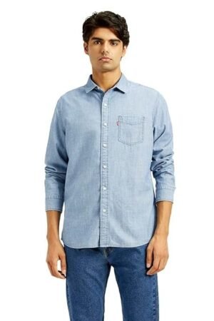 Levi's Men's Solid Slim Fit Shirt
