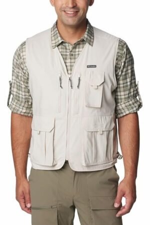Columbia Men Omni-Wick Silver Ridge Utility Hiking and Trekking Vest