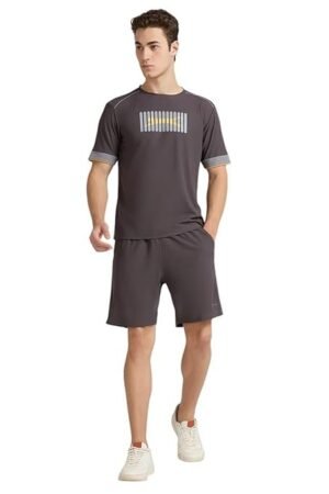 Black Panther Men's T-Shirt & Shorts Co-Ord Set-SET 1002X