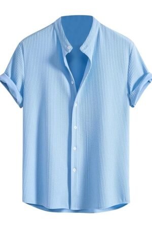 GRECIILOOKS Men's Polycotton Regular Fit Casual Shirt | Stylish | Printed | Solid | Short Sleeve | Trendy (Available in Plus Size and Combo Pack of 2)