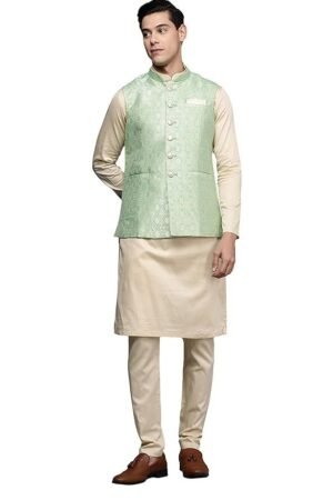 DIWAS BY MANYAVAR Mens Kurta Jacket Set