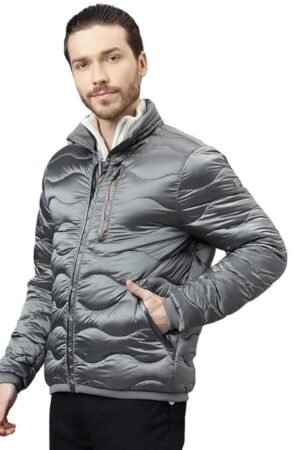 Woodland Men Long Sleeves Quilted Regular Fit Nylon Jackets