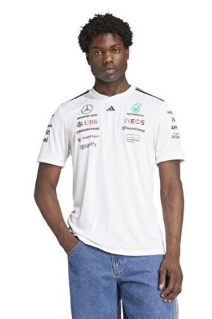 adidas Mercedes - Amg Petronas Formula One Team Driver Jersey White Men (Short Sleeve) Men's