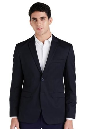 Peter England Neo-Slim Fit Solid Blazer