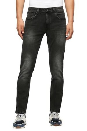 Pepe Jeans Men's Regular Fit Mid Rise Jeans