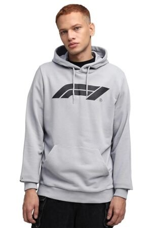 Puma , Men, F1 ESS Logo Hoodie, Gray Echo, L
