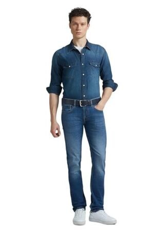 Pepe Jeans Men's Slim Fit Mid Rise Jeans