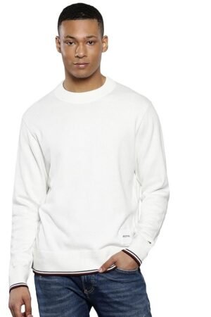 Tommy Hilfiger Men Cotton Crew Neck Sweatshirt