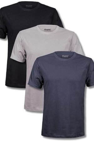Kingsted T-Shirts for Men Pack - Royally Comfortable - Soft & Fresh Premium Fabric - Well-Crafted Classic Tee