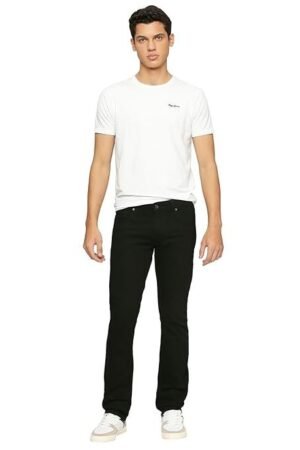 Pepe Jeans Men's Slim Fit Mid Rise Jeans