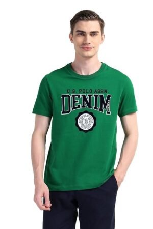 U.S. Polo Assn. Denim Co. Brand Printed Cotton T-Shirt