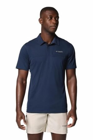 Columbia Men Omni-Freeze Cirque River Pro Hiking and Trekking Polo Tshirt